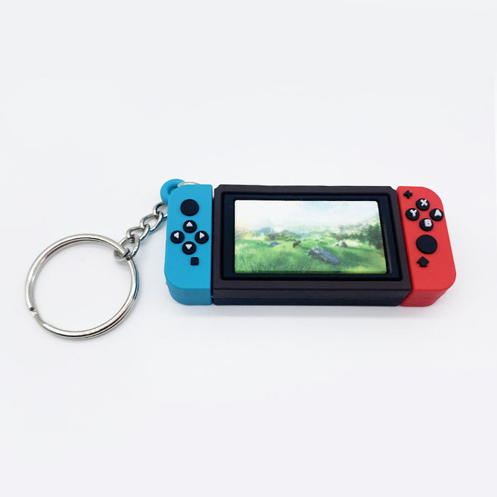 Wholesale Cartoon Silicone Game Machine Keychain MOQ≥2 JDC-KC-HAn001