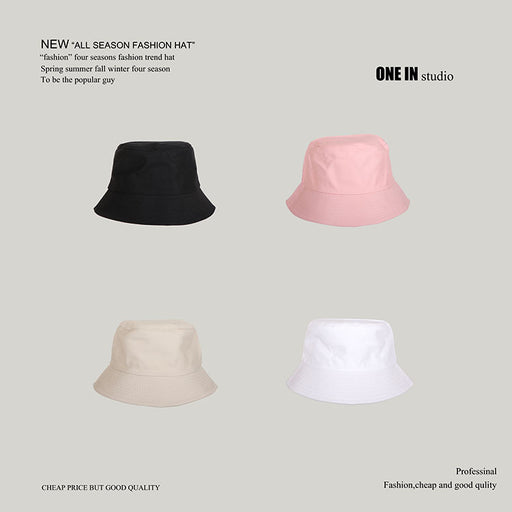 Jewelry WholesaleWholesale solid color fisherman hat men and women big brim pot hat JDC-FH-WanY003 Fashionhat 万莹 %variant_option1% %variant_option2% %variant_option3%  Factory Price JoyasDeChina Joyas De China