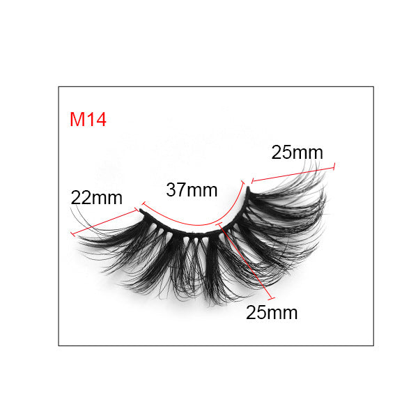 Wholesale 8D Imitation Mink Hair 25mm Natural Long Thicker False Eyelashes JDC-EY-MYan005