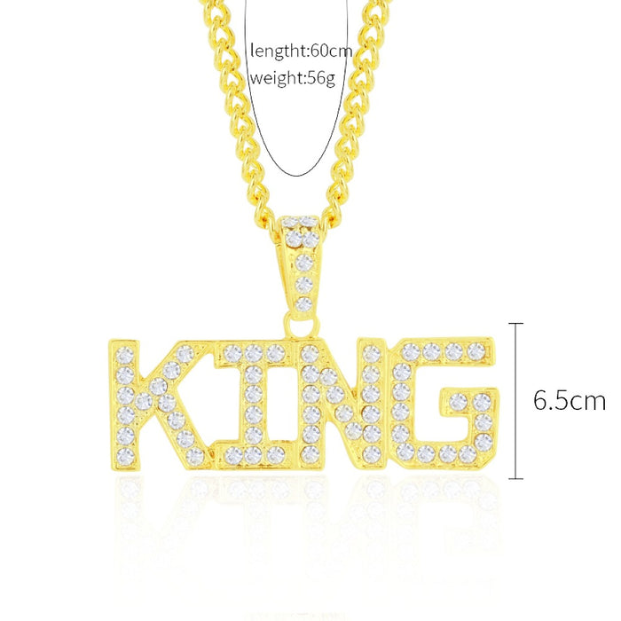 Jewelry WholesaleWholesale Diamond Cross Pendant Exaggerated Hip Hop Men's Necklace JDC-NE-GSJY006 Necklaces 嘉溢 %variant_option1% %variant_option2% %variant_option3%  Factory Price JoyasDeChina Joyas De China