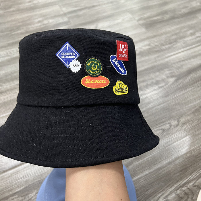 Wholesale patch graffiti fisherman hat women four seasons sun protection sun hat MOQ≥2 JDC-FH-MiHao002