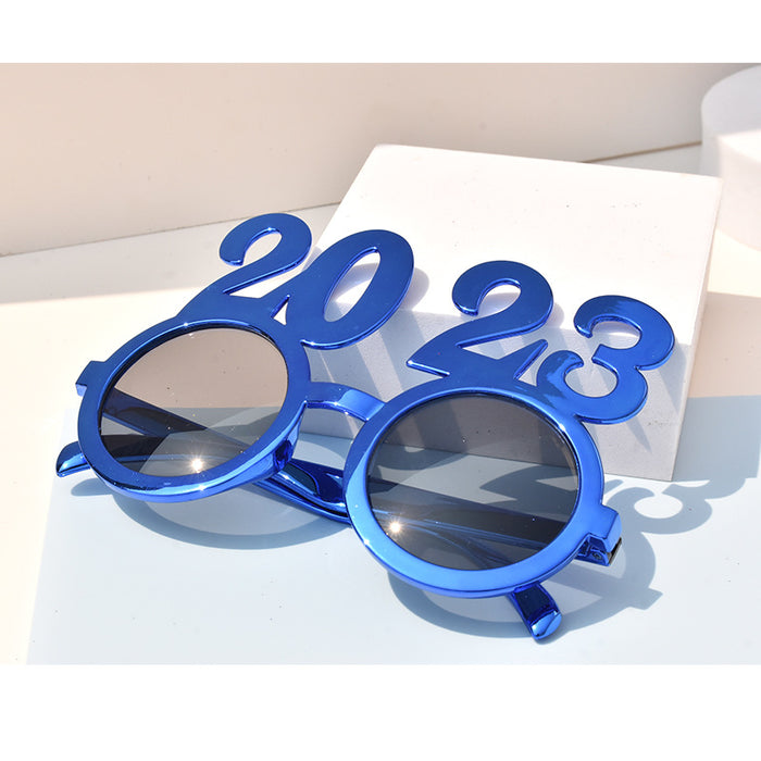 Wholesale Sunglasses PC 2023 Digital Glasses Modeling New Year's Eve Celebration Party JDC-SG-SFY004