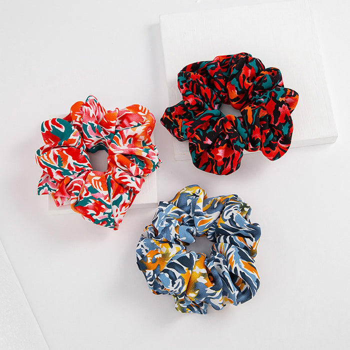 Jewelry WholesaleWholesale large size printed fabric large intestine ring JDC-HS-Pengl001 Hair Scrunchies 朋来 %variant_option1% %variant_option2% %variant_option3%  Factory Price JoyasDeChina Joyas De China