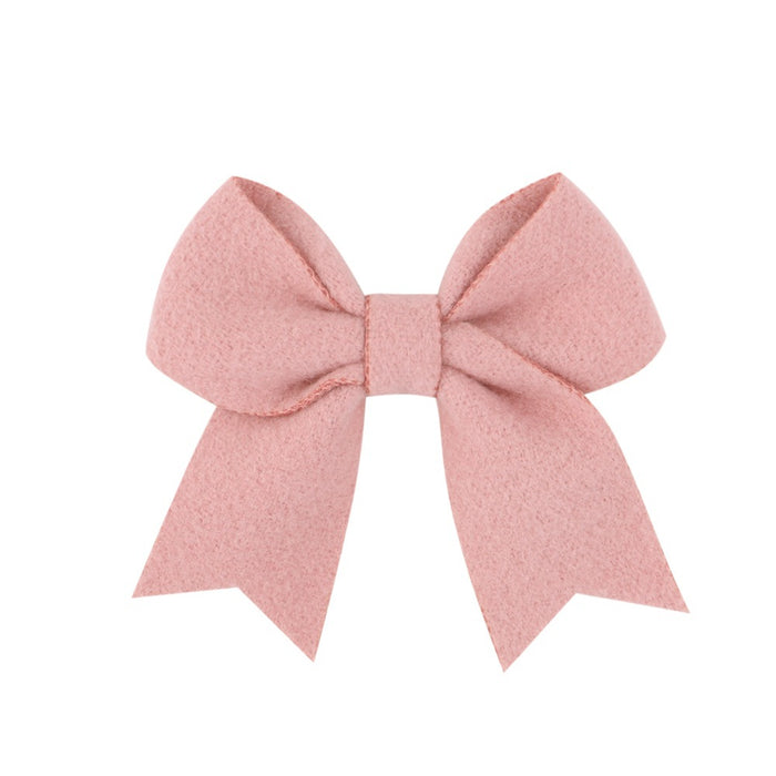 Jewelry WholesaleWholesale Polyester Rib With Bow Cute Kids Hair Clip JDC-HC-YL068 Hair Clips 雅伦 %variant_option1% %variant_option2% %variant_option3%  Factory Price JoyasDeChina Joyas De China