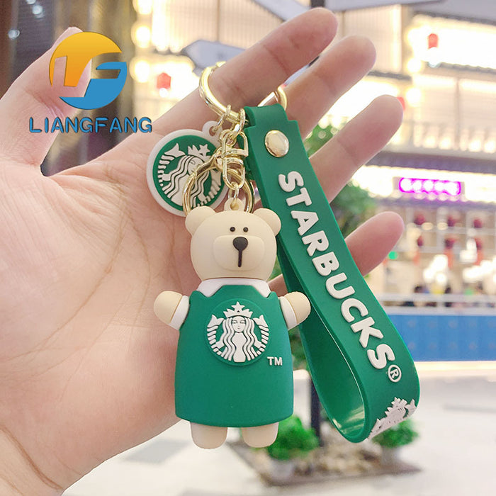 Wholesale Trend Cartoon Epoxy Keychain Cute Doll JDC-KC-LFang001