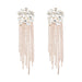 Jewelry WholesaleWholesale Alloy Rhinestone Tassel Earrings JDC-ES-JL940 Earrings 氿乐 %variant_option1% %variant_option2% %variant_option3%  Factory Price JoyasDeChina Joyas De China