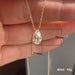 Jewelry WholesaleWholesale pear shaped zircon wedding dinner bridal necklace JDC-NE-Caos011 Necklaces 曹适 %variant_option1% %variant_option2% %variant_option3%  Factory Price JoyasDeChina Joyas De China