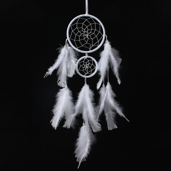 Wholesale Two Color Dreamcatcher Craft Home Ornament MOQ≥2 JDC-DC-JunX017