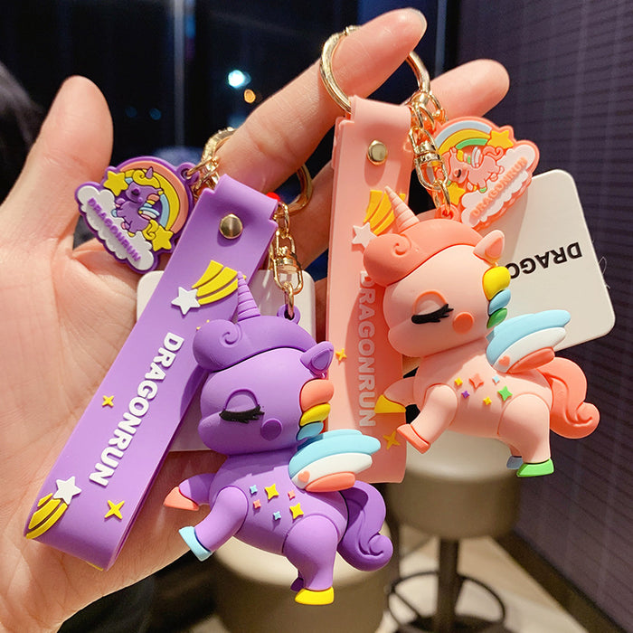 Jewelry WholesaleWholesale genuine unicorn doll keychain car pendant JDC-KC-OShi016 Keychains 欧式 %variant_option1% %variant_option2% %variant_option3%  Factory Price JoyasDeChina Joyas De China