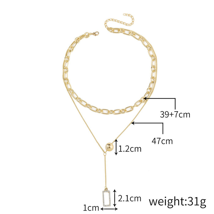 Jewelry WholesaleWholesale sweater chain metal wind sweater necklace JDC-NE-GSJY011 Necklaces 嘉溢 %variant_option1% %variant_option2% %variant_option3%  Factory Price JoyasDeChina Joyas De China