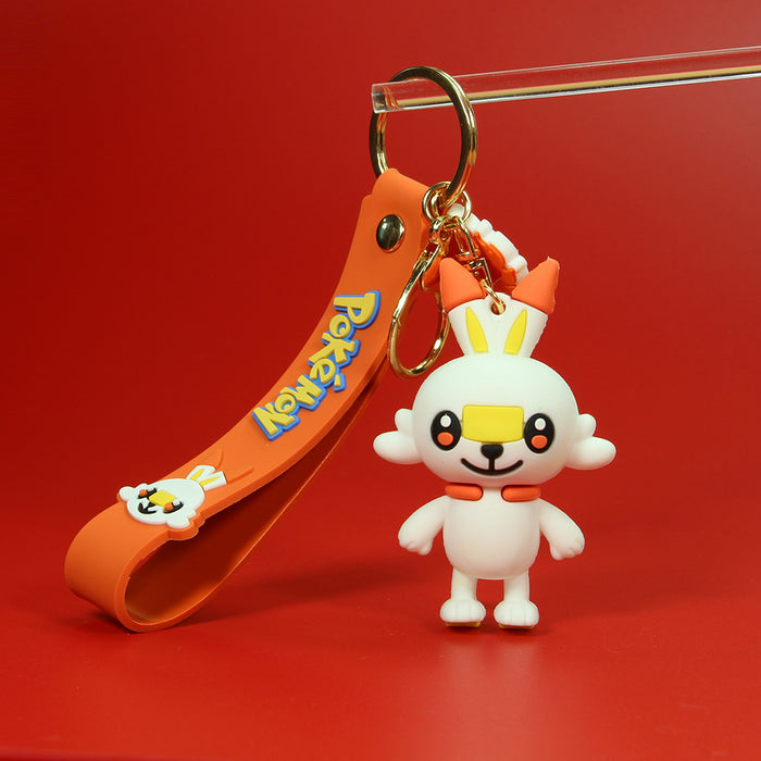 Wholesale Cartoon PVC Soft Rubber Keychain MOQ≥2 JDC-KC-ShengH001