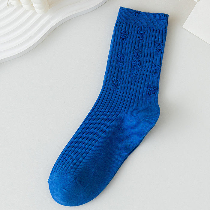 Wholesale Sock Cotton Sweat Absorbing Socks Hole Socks MOQ≥2 JDC-SK-CYu023