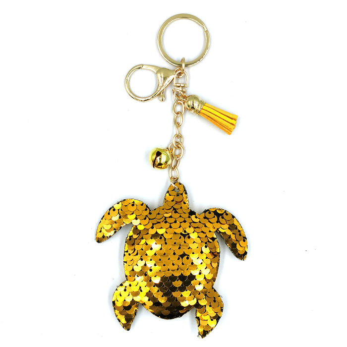 Jewelry WholesaleWholesale Metal Sequin Turtle Keychain MOQ≥2 JDC-KC-QiShi033 Keychains 奇释 %variant_option1% %variant_option2% %variant_option3%  Factory Price JoyasDeChina Joyas De China