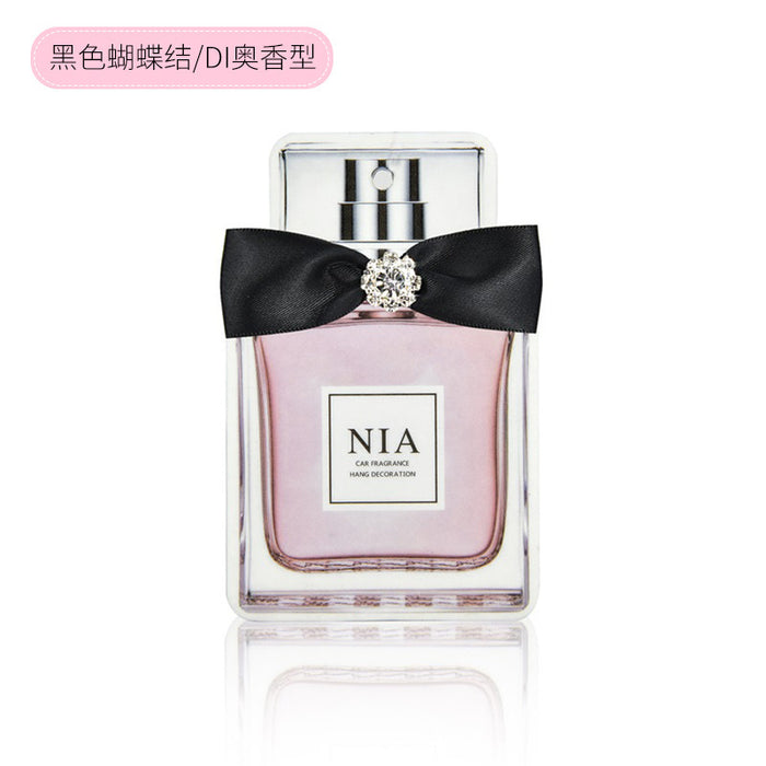 Wholesale Perfume Fragrance Pieces Non Woven Car Ornament JDC-PF-JiYun001