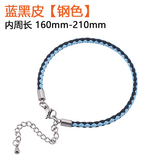 Jewelry WholesaleWholesale Leather Stainless Steel Bracelet JDC-BT-RShen029 Bracelet 日盛 %variant_option1% %variant_option2% %variant_option3%  Factory Price JoyasDeChina Joyas De China