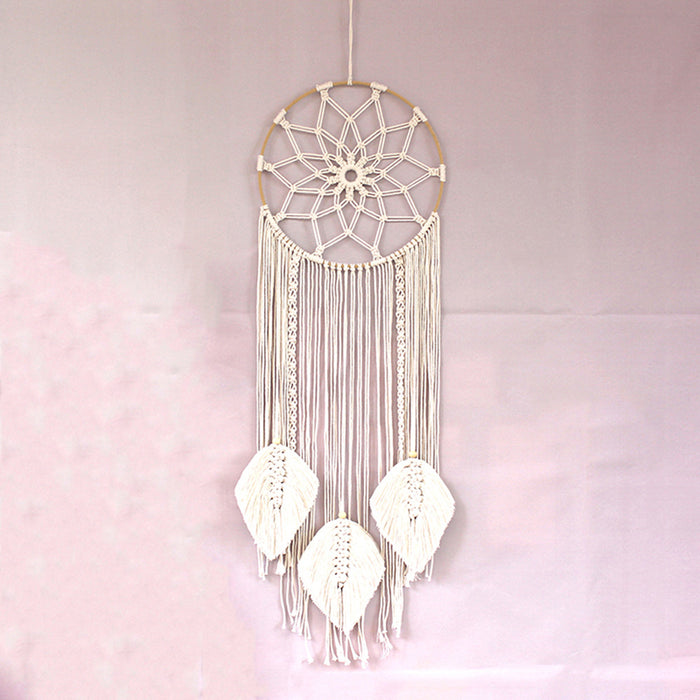 Wholesale ins tapestry cotton rope weave dream catcher home interior MOQ≥2 JDC-DC-CYue002