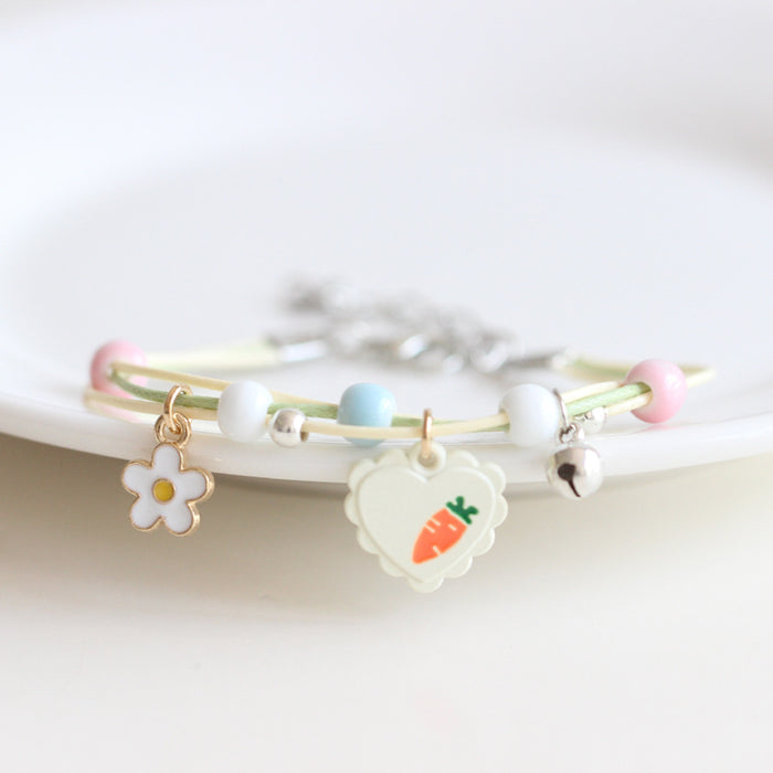 Wholesale Bracelet Alloy Ceramic Cartoon Cute Hand Strap MOQ≥2 (S) JDC-BT-YiXiang003