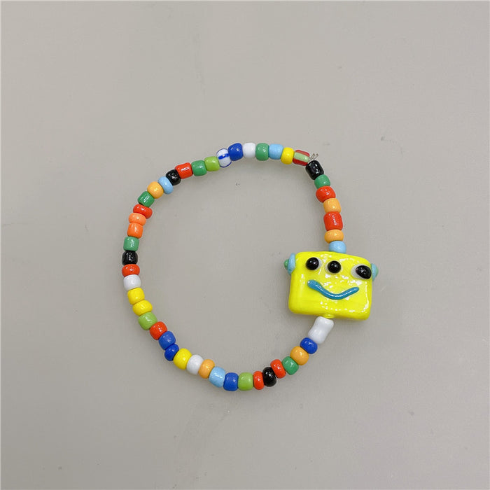 Jewelry WholesaleWholesale little monster beaded adjustable bracelet JDC-BT-Wenhuam001 Bracelet 未闻花名 %variant_option1% %variant_option2% %variant_option3%  Factory Price JoyasDeChina Joyas De China