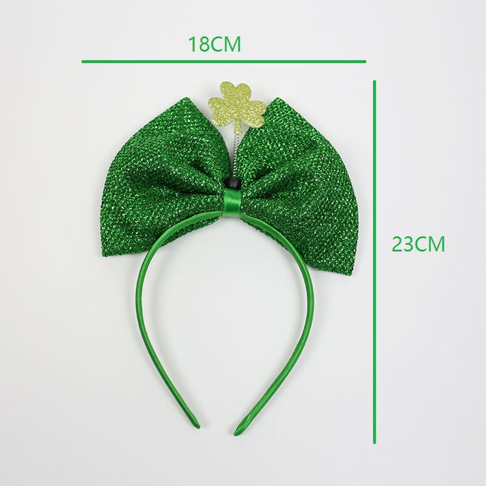 Wholesale Bow Headband Party Headwear Clover JDC-HD-Mais001