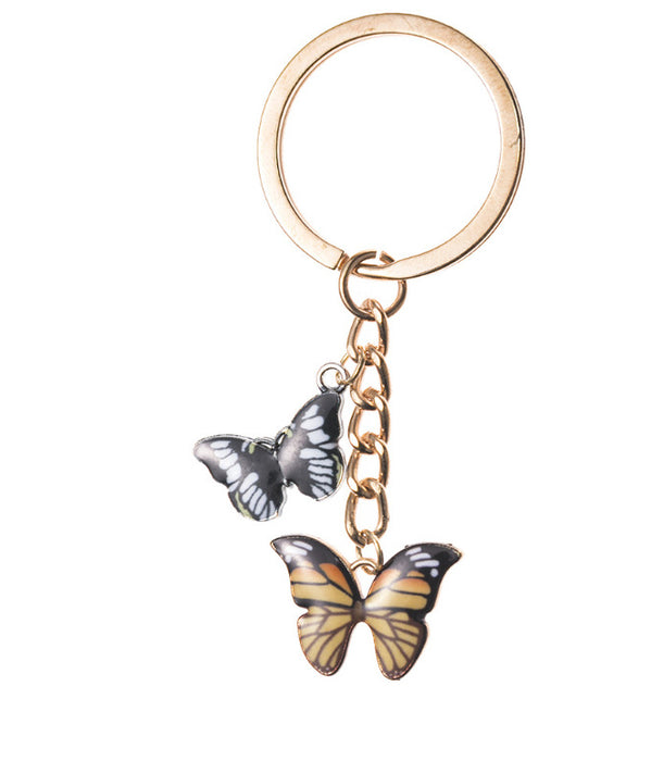 Wholesale Keychains For Backpacks Butterfly Alloy Keychain MOQ≥3 JDC-KC-HaoH002