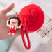 Jewelry WholesaleWholesale cartoon small balls will change face girl keychain JDC-KC-TengH001 Keychains 腾辉 %variant_option1% %variant_option2% %variant_option3%  Factory Price JoyasDeChina Joyas De China