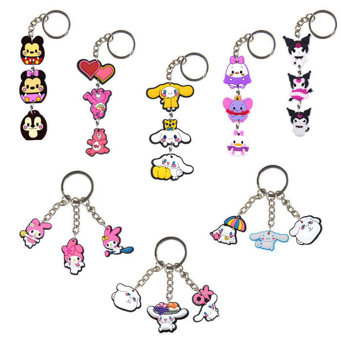 Wholesale Keychains PVC Cute Cartoon Anime(S) MOQ≥10 JDC-KC-BZYH006