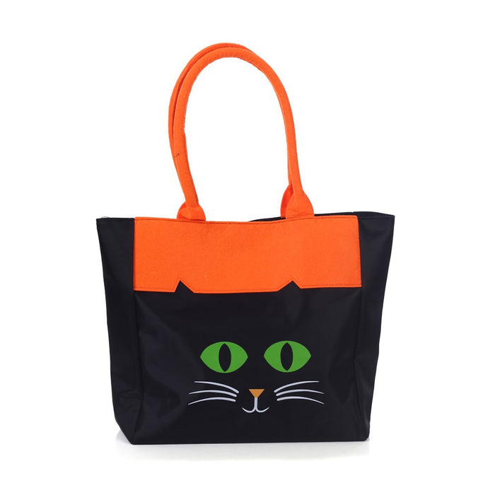 Wholesale Tote Bag Halloween Polyester Cartoon MOQ≥3 JDC-HB-HMLD002