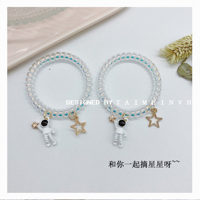 Wholesale Bracelet Phone Cord Astronaut Magnet Couple Bracelet JDC-BT-MengM005