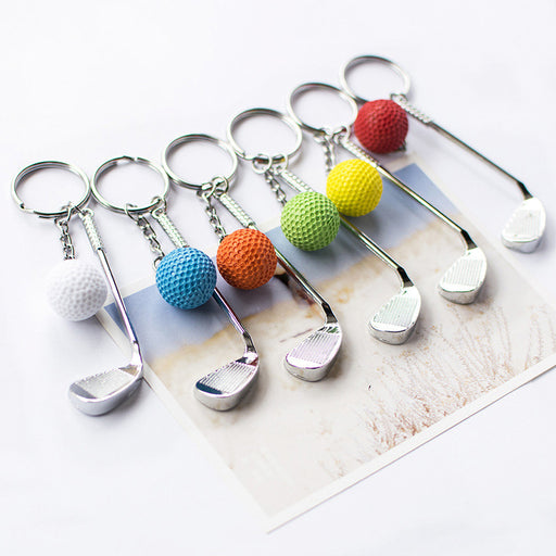 Jewelry WholesaleWholesale golf creative Golf keychain MOQ≥2 JDC-KC-XXing002 Keychains 熙兴 %variant_option1% %variant_option2% %variant_option3%  Factory Price JoyasDeChina Joyas De China