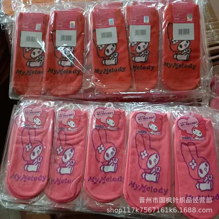 Wholesale Random 100pcs Cartoon Cotton Socks JDC-SK-GFeng001