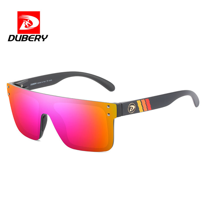 Wholesale One Piece Large Frame Sunglasses Polarized Sports Cycling Glasses without box JDC-SG-TieP012