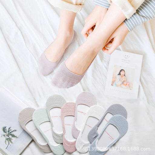 Jewelry WholesaleWholesale Ladies Thin Summer Cotton Shallow Non-Slip Boat Socks JDC-SK-JiaF002 Sock 嘉菲 %variant_option1% %variant_option2% %variant_option3%  Factory Price JoyasDeChina Joyas De China