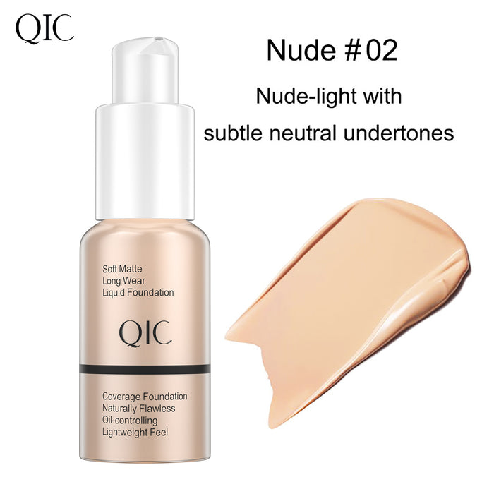 Wholesale Concealer Liquid Foundation Brightening Hydrating Oil Control JDC-LF-QNC001