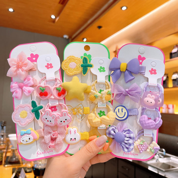 Wholesale hair clips plastic children's bow bangs MOQ≥2 JDC-HC-MingGe002