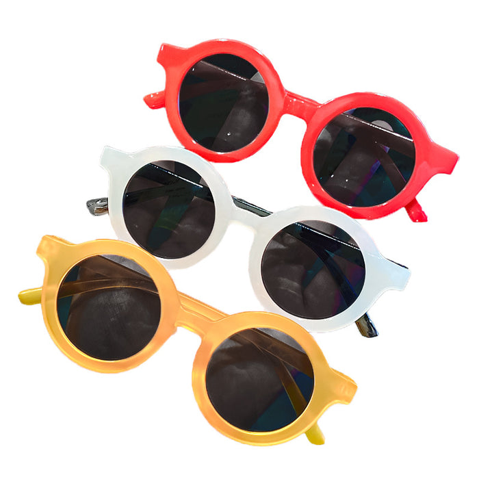 Jewelry WholesaleWholesale children's round frame skeleton sunglasses JDC-SG-HengX004 Sunglasses 恒曦 %variant_option1% %variant_option2% %variant_option3%  Factory Price JoyasDeChina Joyas De China