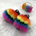 Jewelry WholesaleWholesale EVA Plush Faux Fur Slippers Kids Bag Set JDC-SP-XYu001 Slippers 小宇 %variant_option1% %variant_option2% %variant_option3%  Factory Price JoyasDeChina Joyas De China