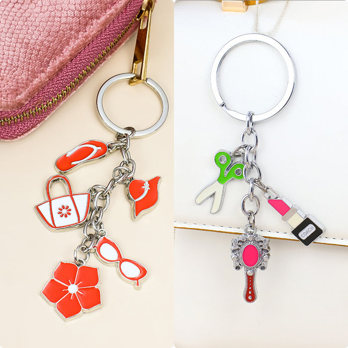 Wholesale Beach Ocean Series Zinc Alloy Key Chain JDC-KC-DeH001