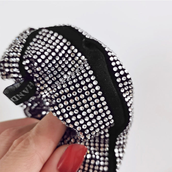 Wholesale Rhinestone Fabric Hair Scrunchies JDC-HS-ZXI001