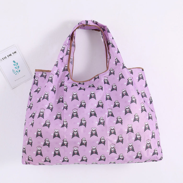 Wholesale Cartoon Cloth Shopping Bag Folding Eco-Friendly Tote Bag (F) MOQ≥10 JDC-HB-Xinka001