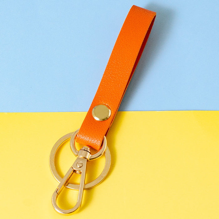 Wholesale Keychains PU Leather Lanyard MOQ≥2 JDC-KC-YouPeng006