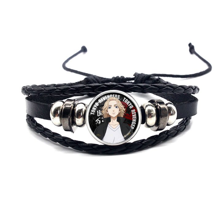 Wholesale Accessories Leather Adjustable Strap Bracelet MOQ≥2 (M) JDC-BT-YanY003