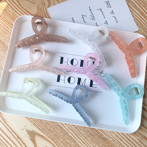 Jewelry WholesaleWholesale Grab Clip Scrub New Hairpin Back of Head JDC-HC-ShaoK002 Hair Clips 少康 %variant_option1% %variant_option2% %variant_option3%  Factory Price JoyasDeChina Joyas De China