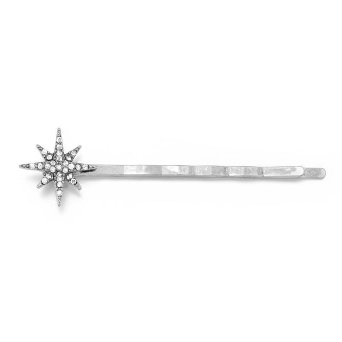 Wholesale Retro Geometric Diamond Moon Snowflake Hair Clip Set JDC-HC-Huil003