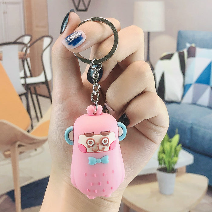 Wholesale plastic cartoon keychain MOQ≥2 (M) JDC-KC-Mpaoyu001