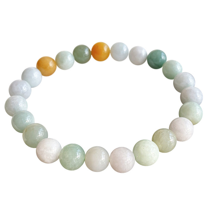 Jewelry WholesaleWholesale Jade Tricolor Jade Single Ring Bracelet JDC-BT-BaiM002 Bracelet 百慕 %variant_option1% %variant_option2% %variant_option3%  Factory Price JoyasDeChina Joyas De China