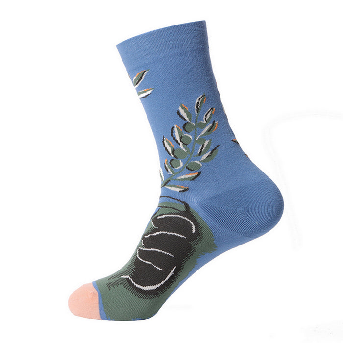 Wholesale Oil Painting Socks Light Luxury Art Socks JDC-SK-XinH012