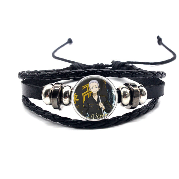 Wholesale cowhide cartoon adjustable bracelet bracelet MOQ≥2 (M) JDC-BT-YanY010