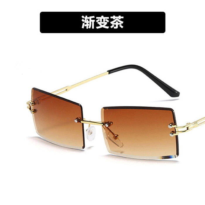 Jewelry WholesaleWholesale rimless diamond trimmed sunglasses or women JDC-SG-KD133 Sunglasses 珂盾 %variant_option1% %variant_option2% %variant_option3%  Factory Price JoyasDeChina Joyas De China