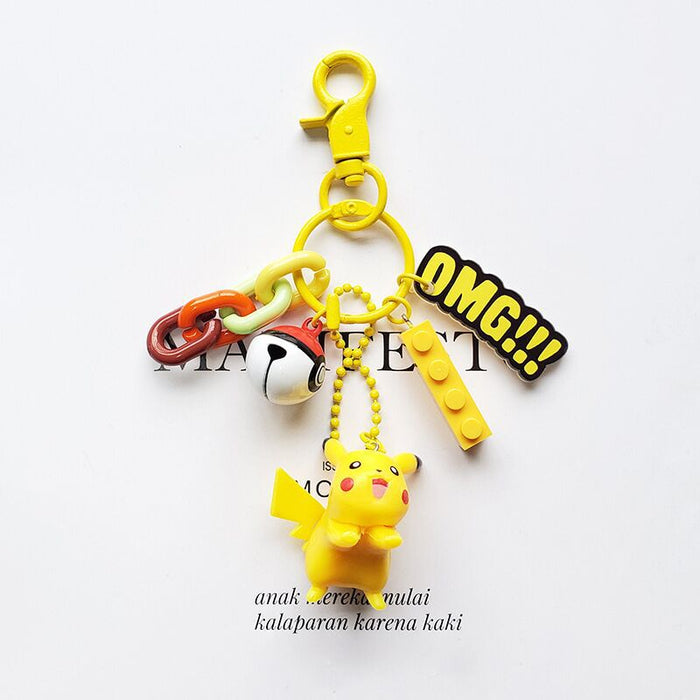 Wholesale Cartoon Resin Building Blocks Keychain (M) JDC-KC-XiangYi005