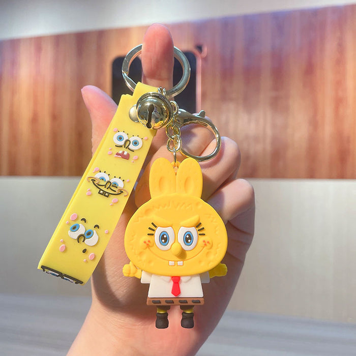 Wholesale Keychain PVC Soft Adhesive Cute Cartoon Doll Keychain (M) JDC-KC-JG273